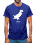 Pakistan Silhouette Mens T-Shirt Pakistan Silhouette Mens T-Shirt