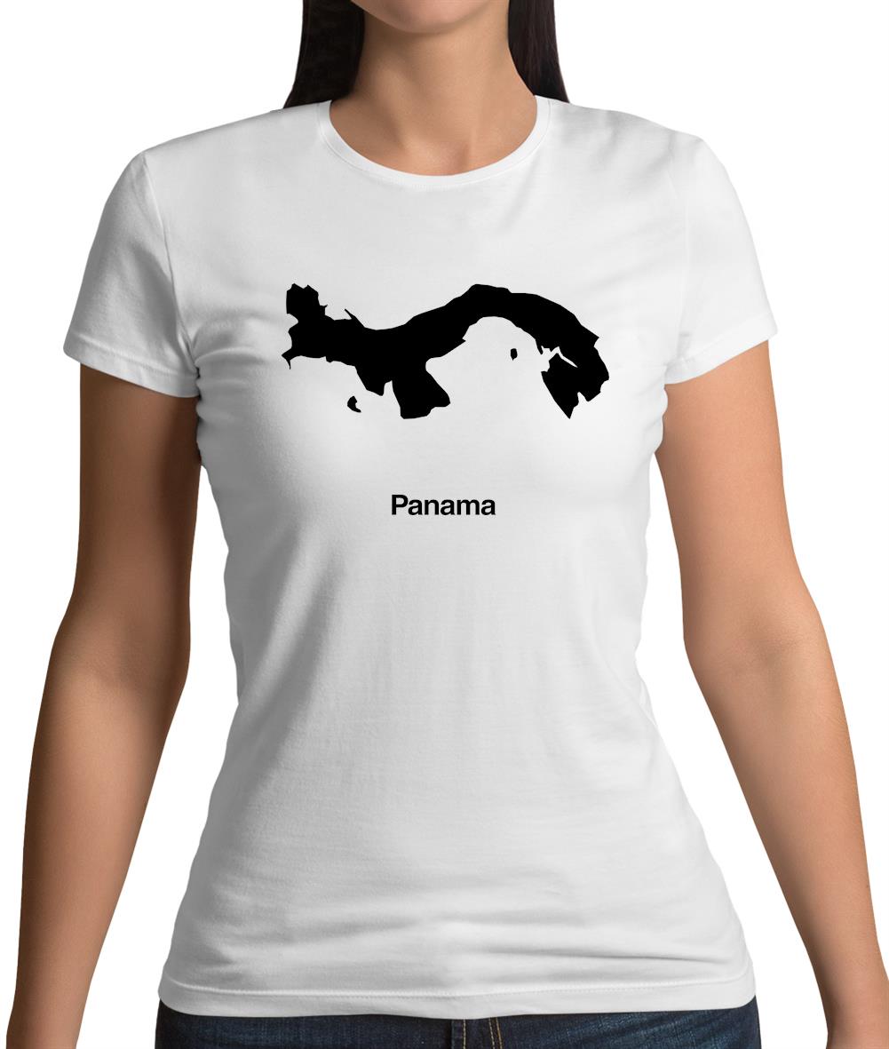 Panama Silhouette Womens T-Shirt Panama Silhouette Womens T-Shirt