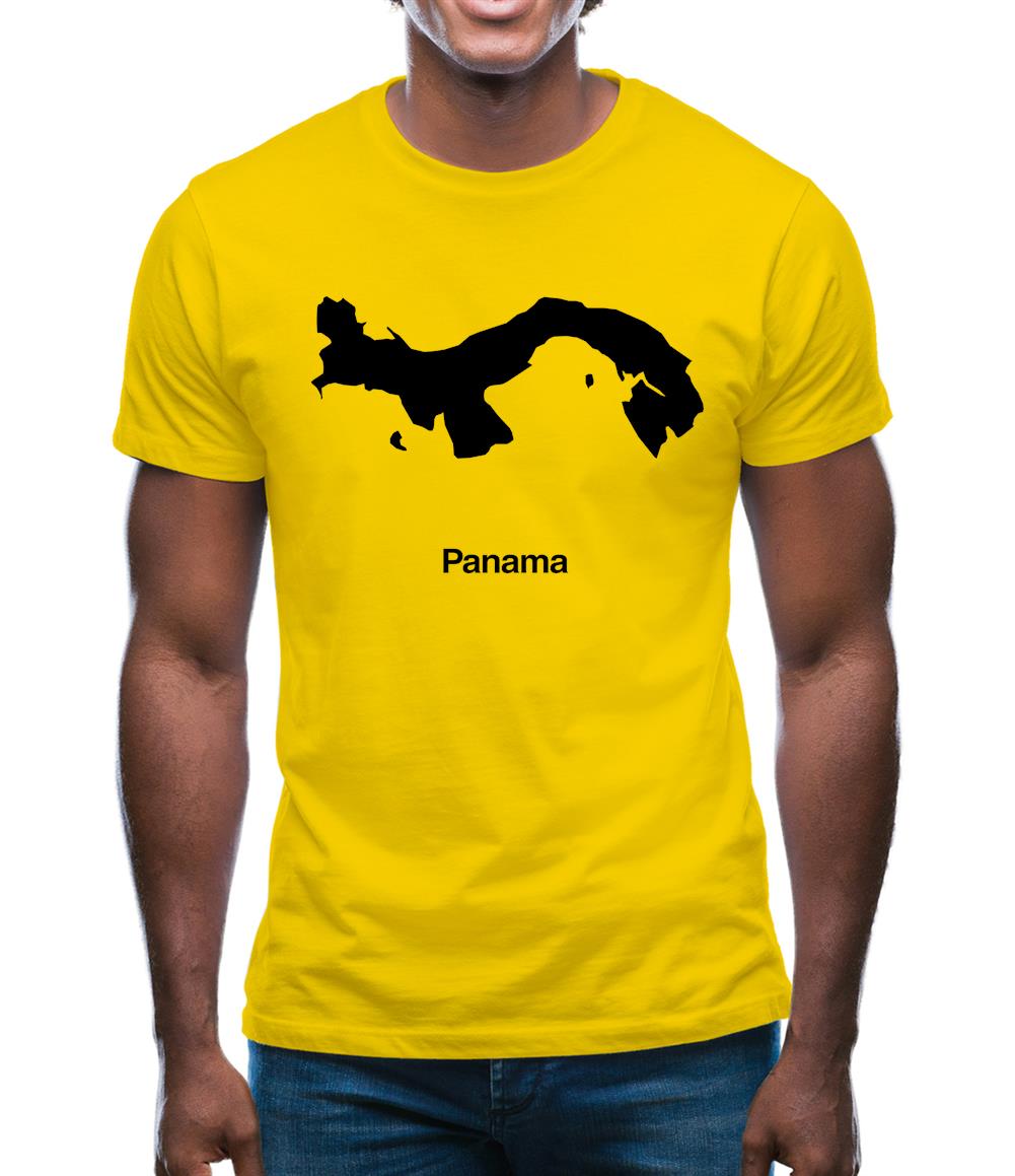 Panama Silhouette Mens T-Shirt Panama Silhouette Mens T-Shirt