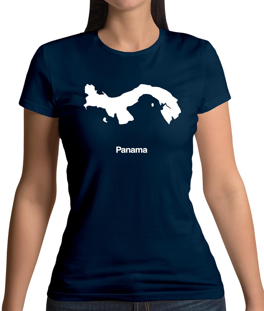 Panama Silhouette Womens T-Shirt Panama Silhouette Womens T-Shirt