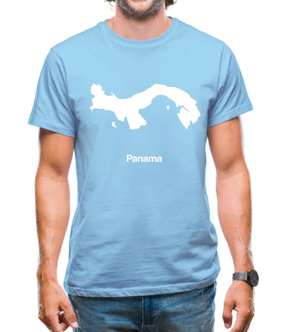 Panama Silhouette Mens T-Shirt Panama Silhouette Mens T-Shirt