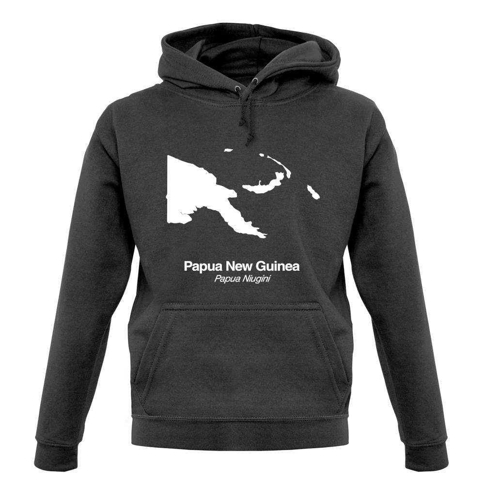 Papua New Guinea Silhouette unisex hoodie Papua New Guinea Silhouette unisex hoodie
