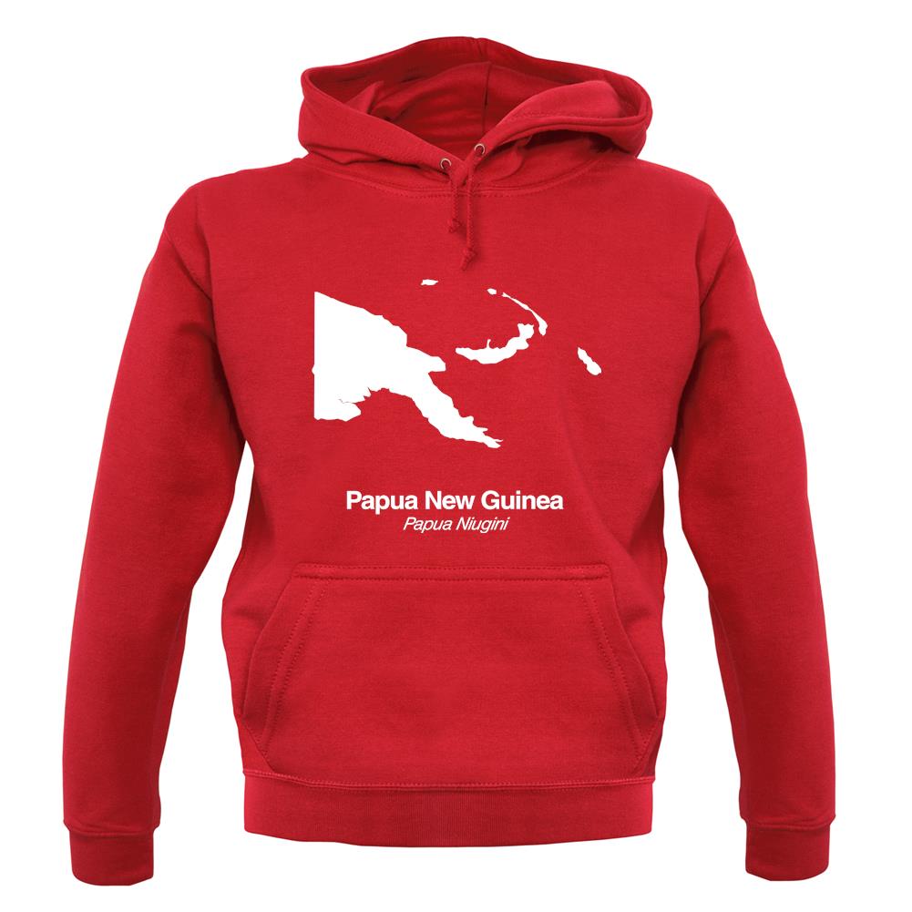 Papua New Guinea Silhouette unisex hoodie Papua New Guinea Silhouette unisex hoodie