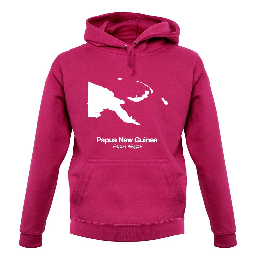 Papua New Guinea Silhouette unisex hoodie Papua New Guinea Silhouette unisex hoodie