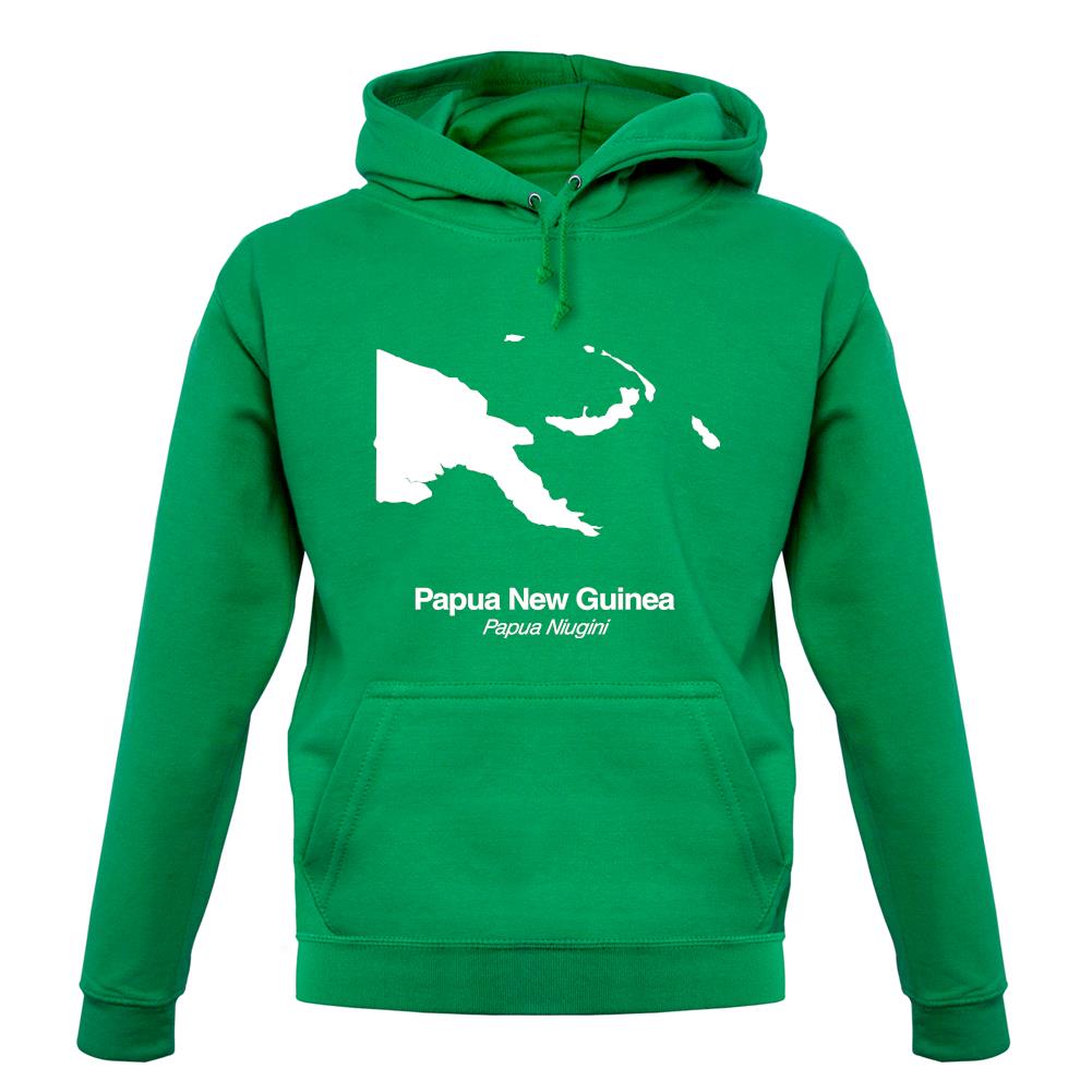 Papua New Guinea Silhouette unisex hoodie Papua New Guinea Silhouette unisex hoodie