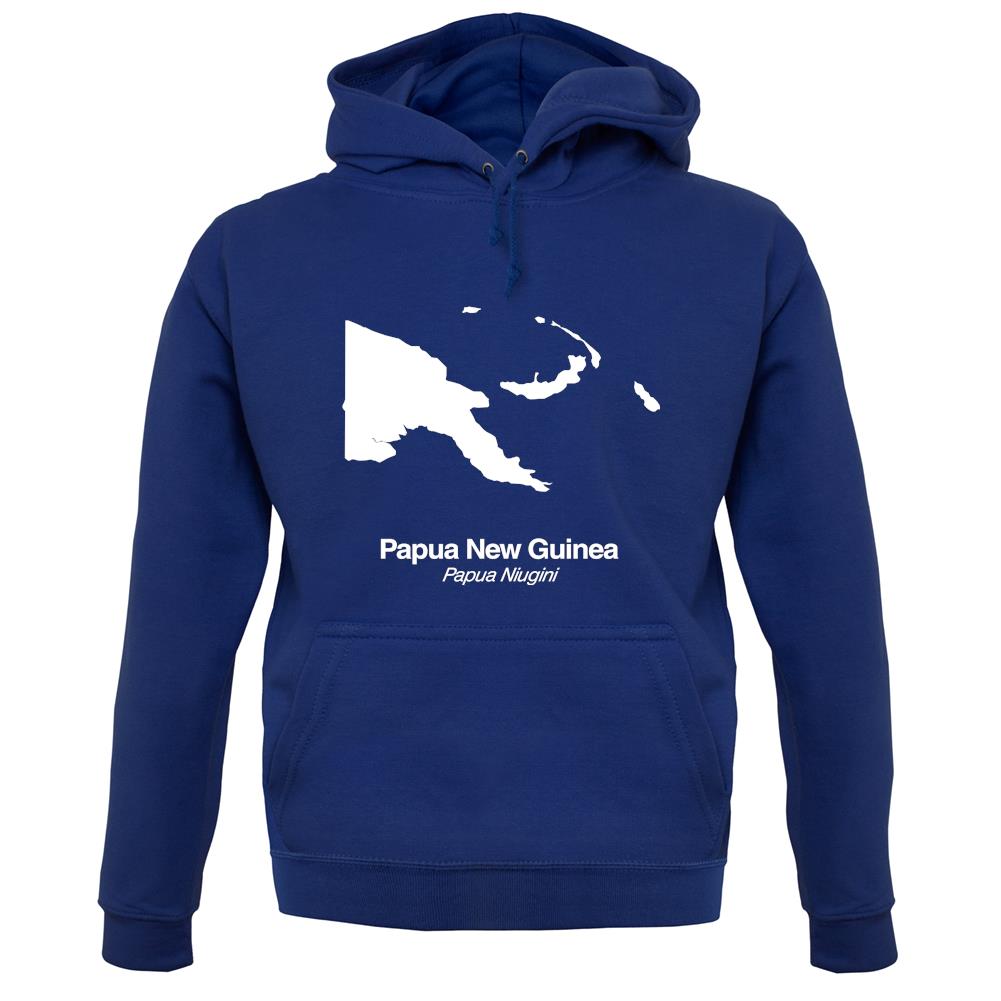 Papua New Guinea Silhouette unisex hoodie Papua New Guinea Silhouette unisex hoodie