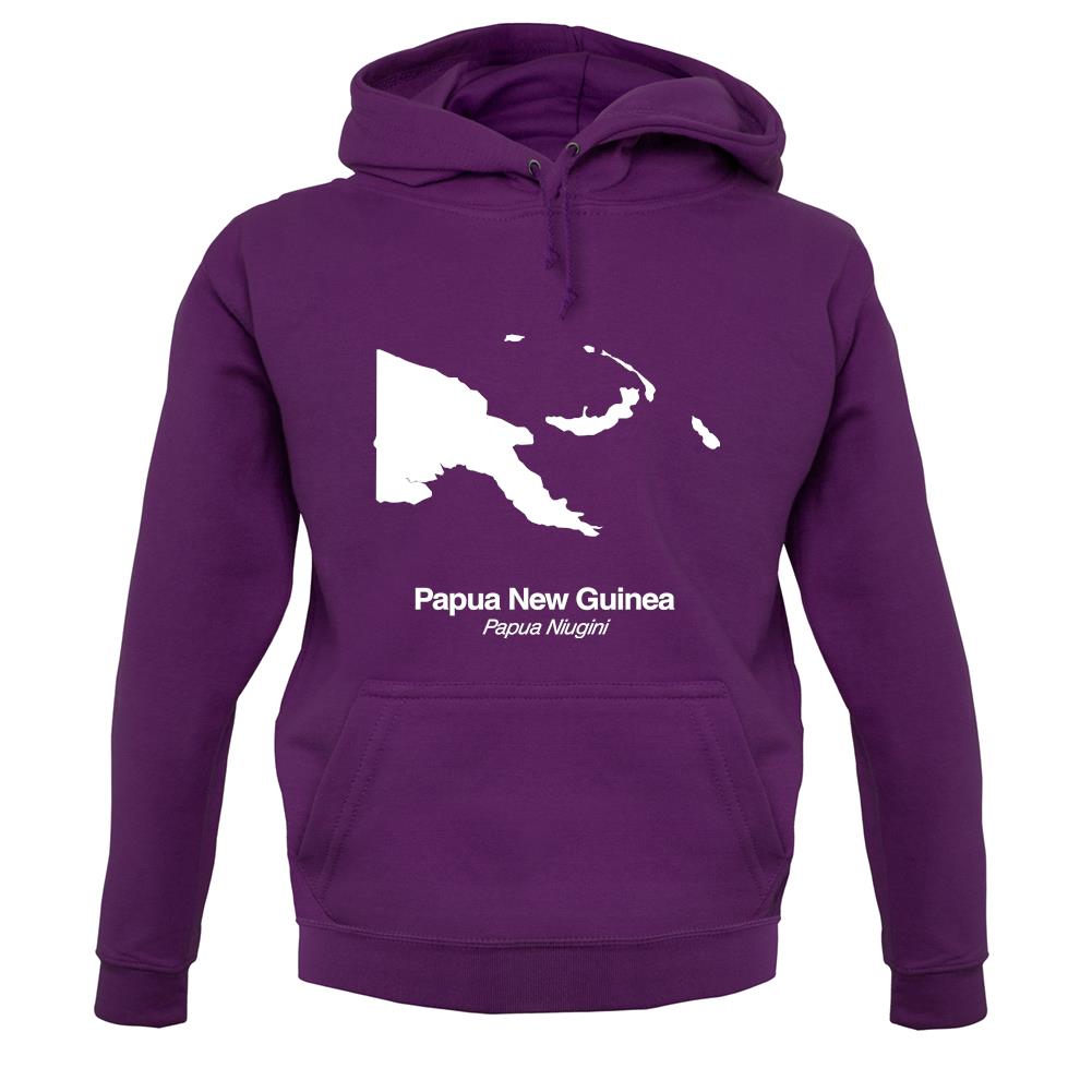 Papua New Guinea Silhouette unisex hoodie Papua New Guinea Silhouette unisex hoodie