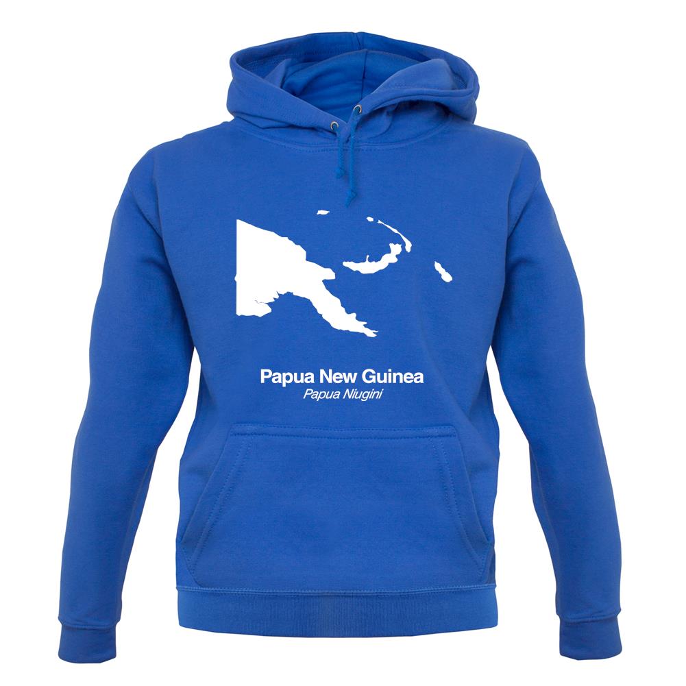 Papua New Guinea Silhouette unisex hoodie Papua New Guinea Silhouette unisex hoodie