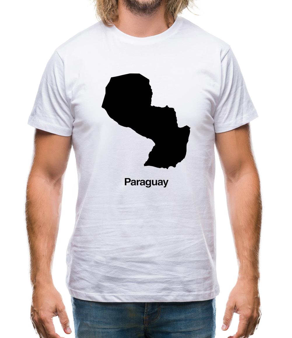 Paraguay Silhouette Mens T-Shirt Paraguay Silhouette Mens T-Shirt