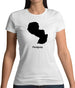 Paraguay Silhouette Womens T-Shirt Paraguay Silhouette Womens T-Shirt