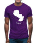 Paraguay Silhouette Mens T-Shirt Paraguay Silhouette Mens T-Shirt