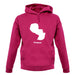 Paraguay Silhouette unisex hoodie Paraguay Silhouette unisex hoodie