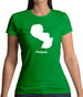 Paraguay Silhouette Womens T-Shirt Paraguay Silhouette Womens T-Shirt