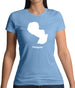 Paraguay Silhouette Womens T-Shirt Paraguay Silhouette Womens T-Shirt