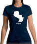 Paraguay Silhouette Womens T-Shirt Paraguay Silhouette Womens T-Shirt