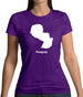 Paraguay Silhouette Womens T-Shirt Paraguay Silhouette Womens T-Shirt