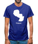 Paraguay Silhouette Mens T-Shirt Paraguay Silhouette Mens T-Shirt