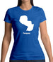 Paraguay Silhouette Womens T-Shirt Paraguay Silhouette Womens T-Shirt