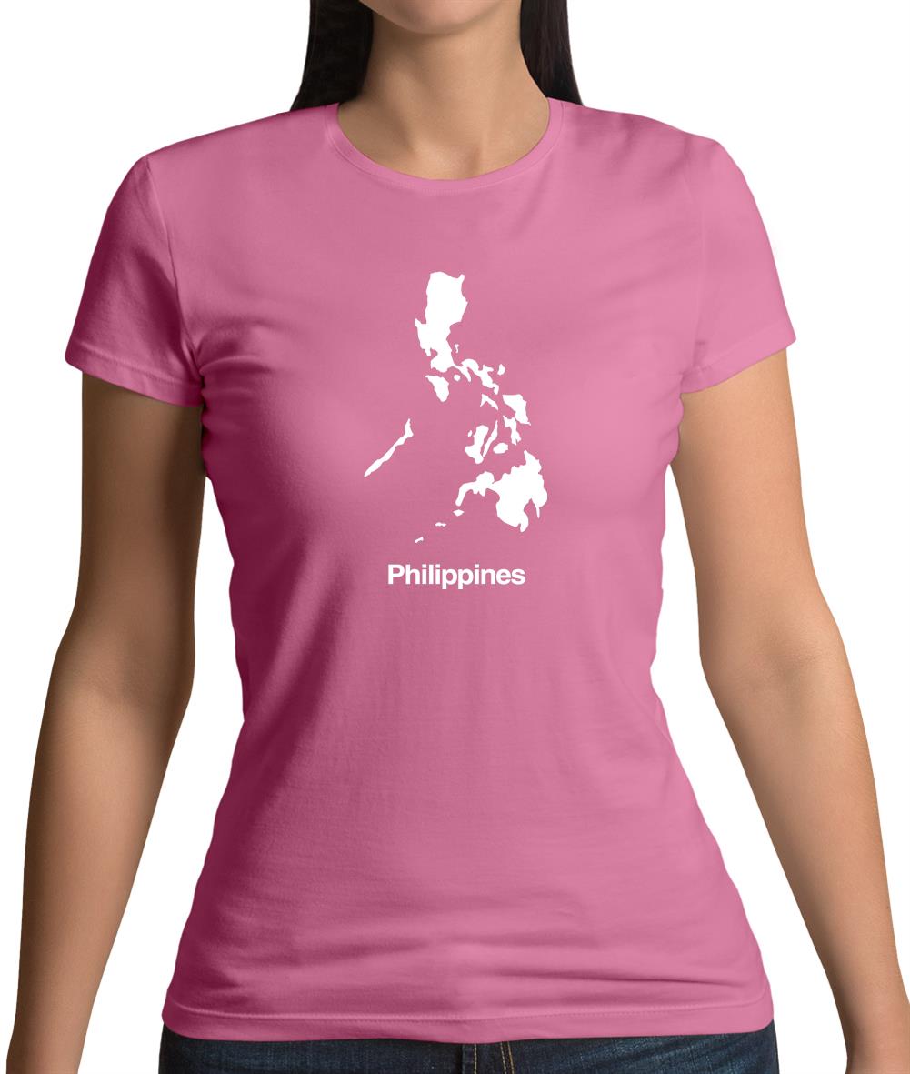 Philippines Silhouette Womens T-Shirt Philippines Silhouette Womens T-Shirt