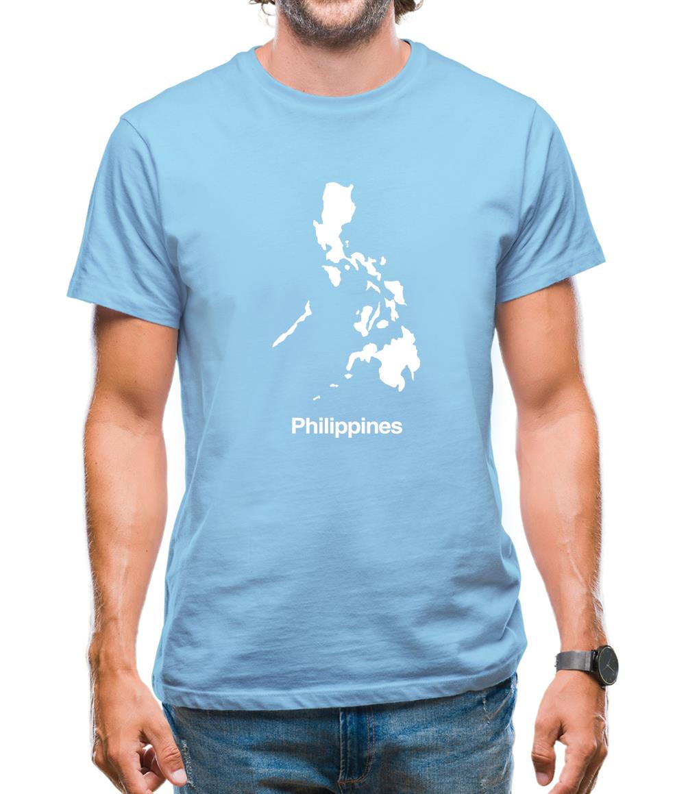 Philippines Silhouette Mens T-Shirt Philippines Silhouette Mens T-Shirt