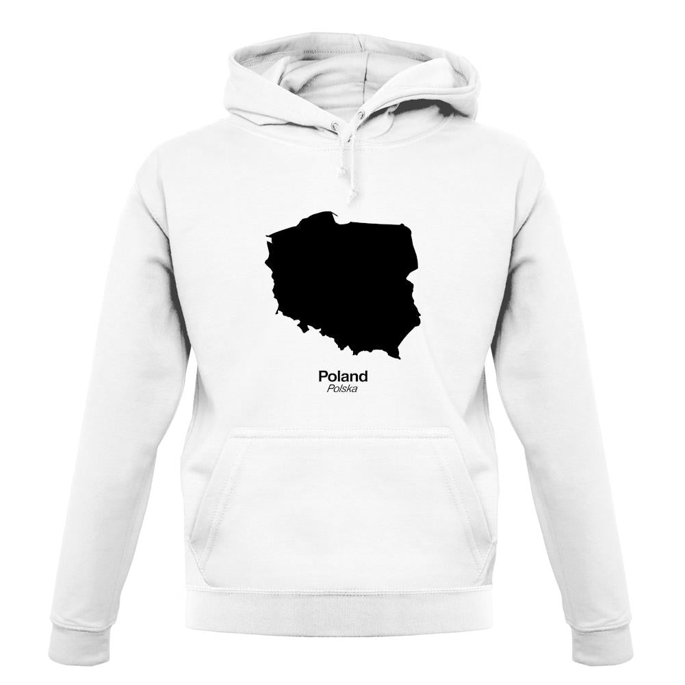Poland Silhouette unisex hoodie Poland Silhouette unisex hoodie