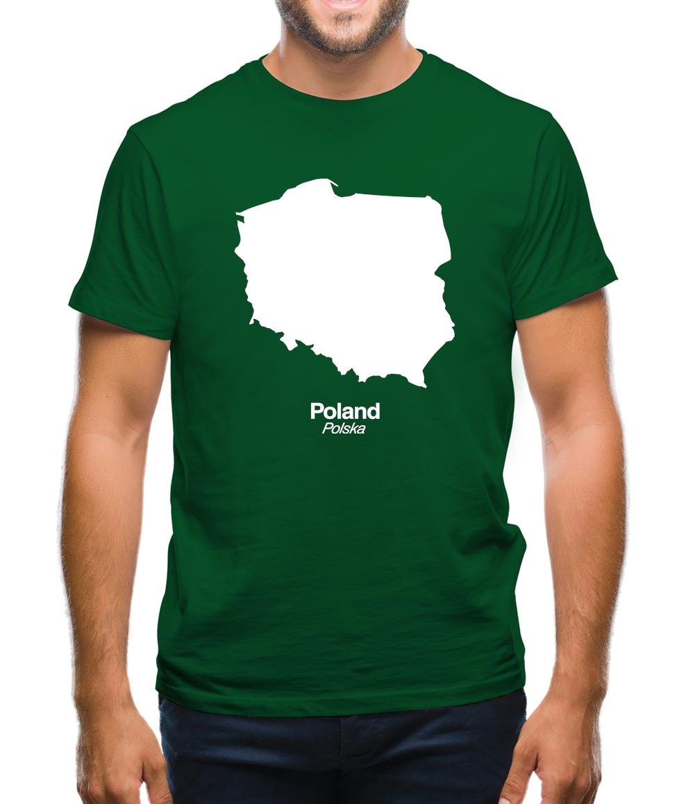 Poland Silhouette Mens T-Shirt Poland Silhouette Mens T-Shirt