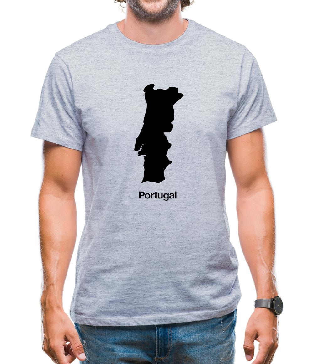 Portugal Silhouette Mens T-Shirt Portugal Silhouette Mens T-Shirt