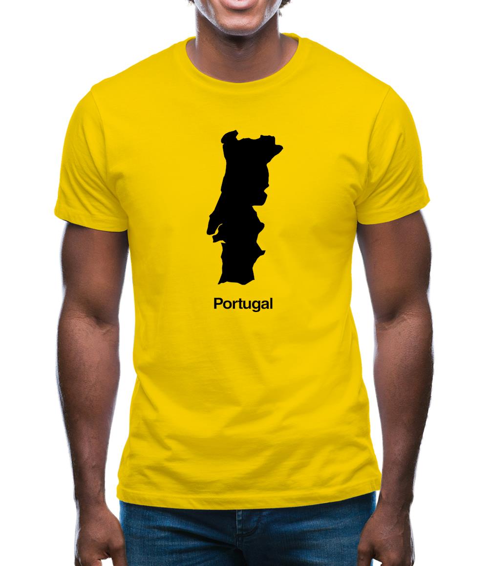 Portugal Silhouette Mens T-Shirt Portugal Silhouette Mens T-Shirt