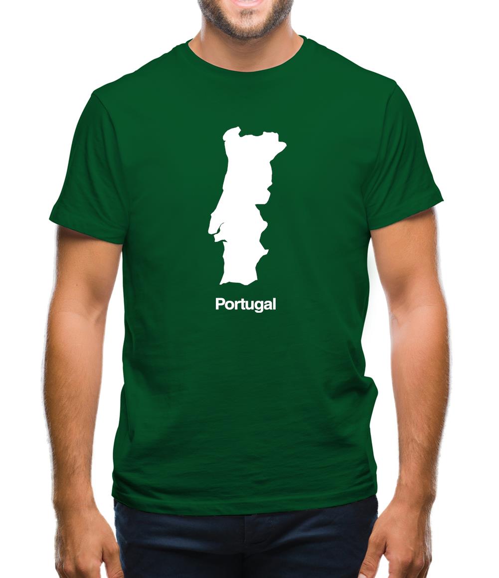 Portugal Silhouette Mens T-Shirt Portugal Silhouette Mens T-Shirt