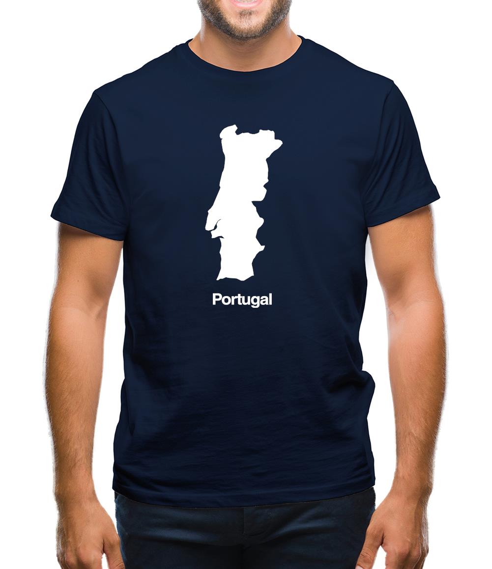 Portugal Silhouette Mens T-Shirt Portugal Silhouette Mens T-Shirt
