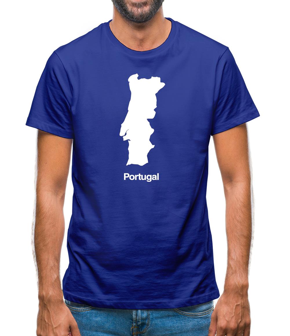 Portugal Silhouette Mens T-Shirt Portugal Silhouette Mens T-Shirt