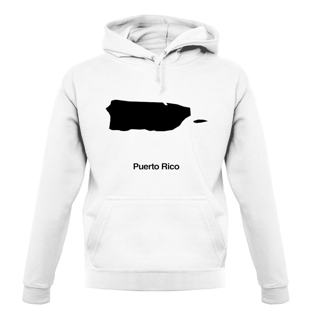 Puerto Rico Silhouette unisex hoodie Puerto Rico Silhouette unisex hoodie