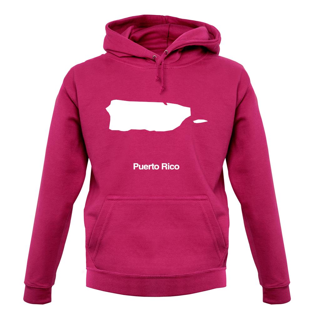 Puerto Rico Silhouette unisex hoodie Puerto Rico Silhouette unisex hoodie