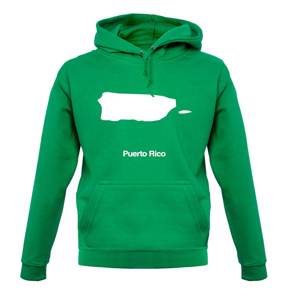 Puerto Rico Silhouette unisex hoodie Puerto Rico Silhouette unisex hoodie