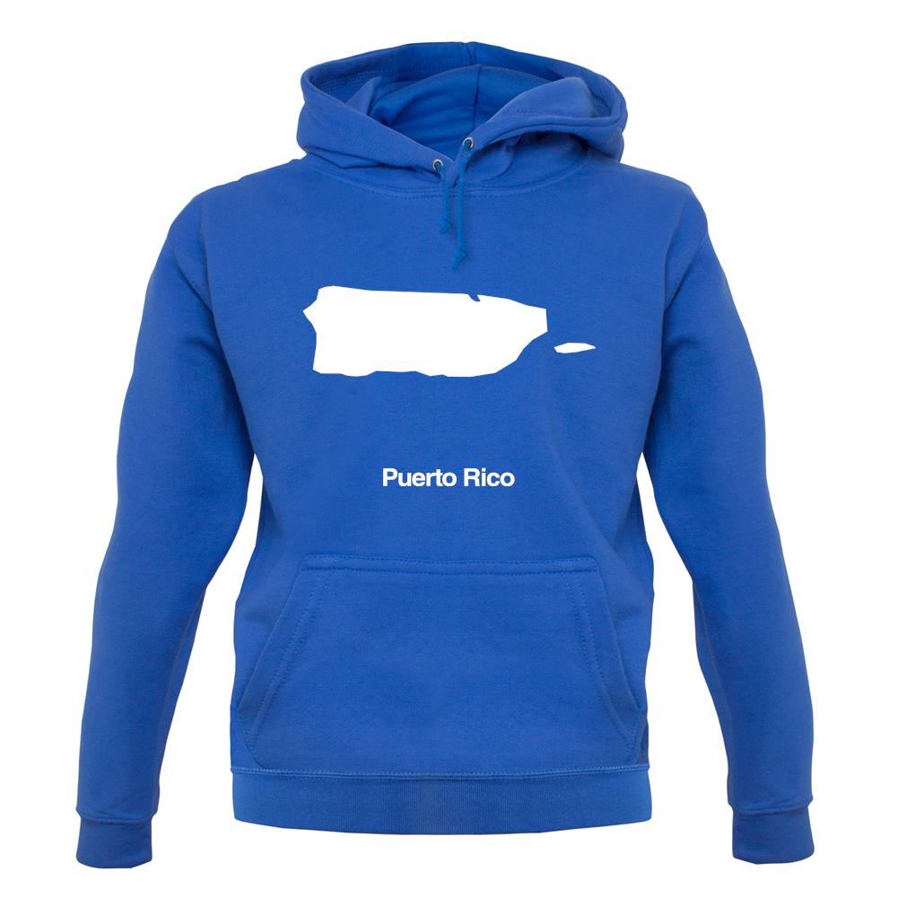 Puerto Rico Silhouette unisex hoodie Puerto Rico Silhouette unisex hoodie