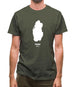 Qatar Silhouette Mens T-Shirt Qatar Silhouette Mens T-Shirt