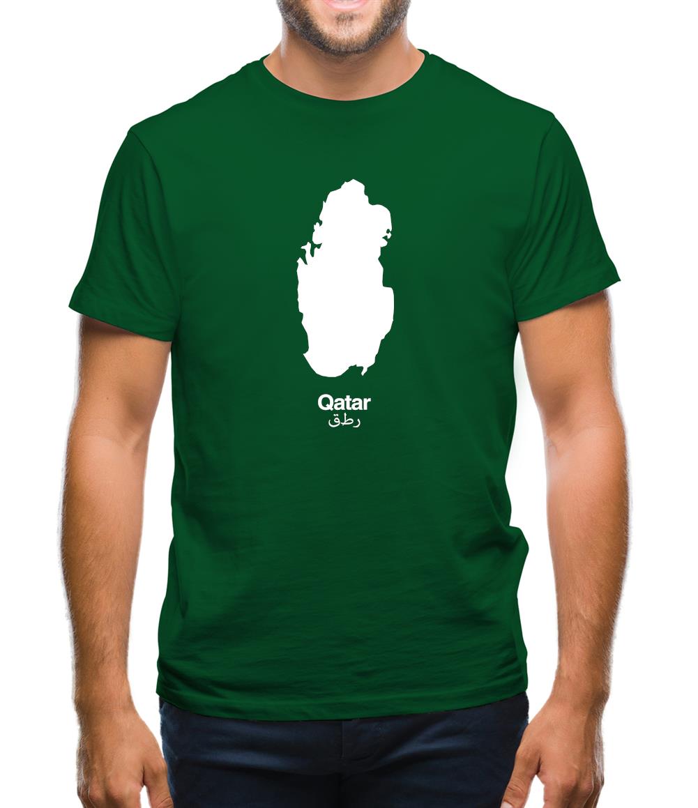 Qatar Silhouette Mens T-Shirt Qatar Silhouette Mens T-Shirt