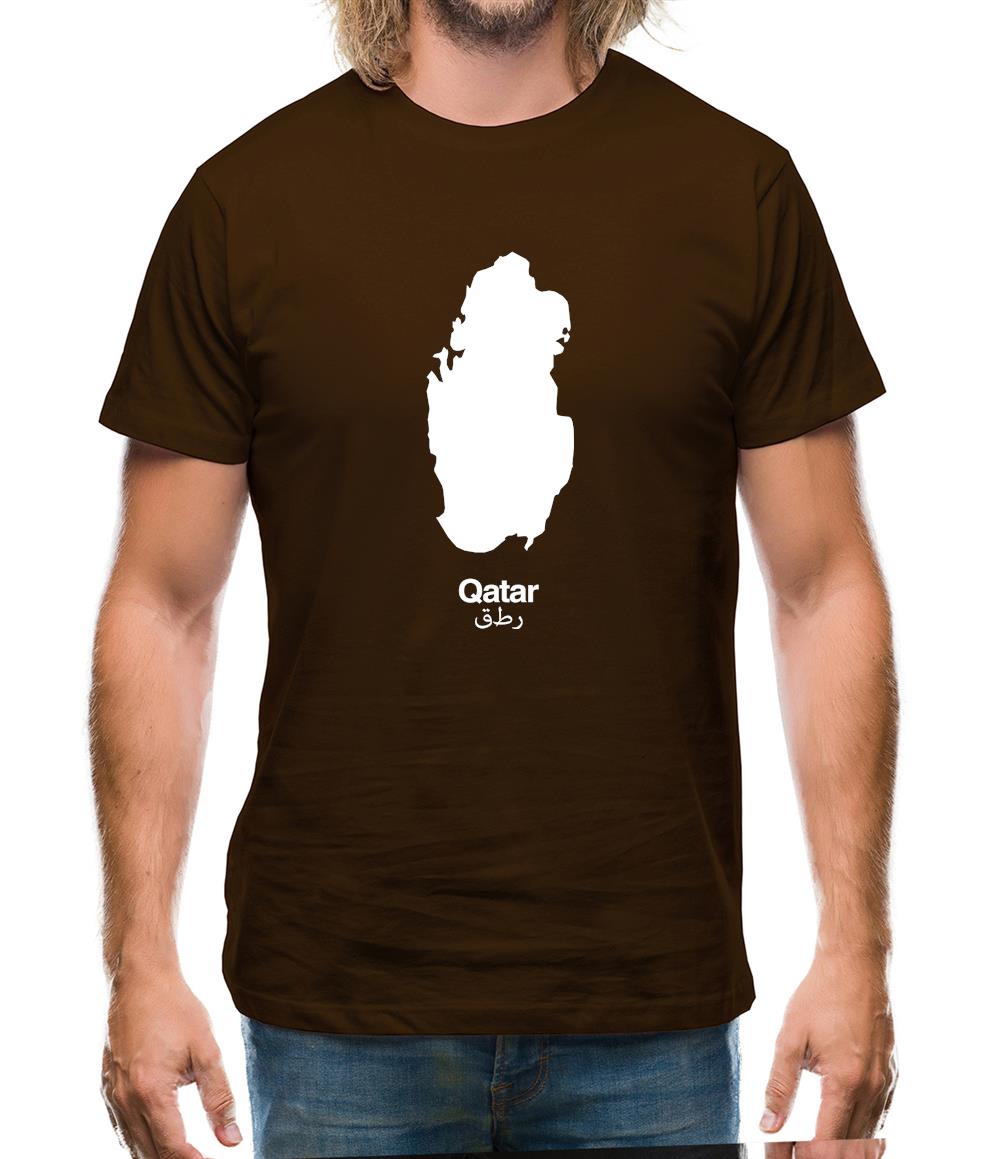 Qatar Silhouette Mens T-Shirt Qatar Silhouette Mens T-Shirt