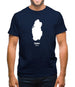 Qatar Silhouette Mens T-Shirt Qatar Silhouette Mens T-Shirt
