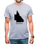Queensland Silhouette Mens T-Shirt Queensland Silhouette Mens T-Shirt