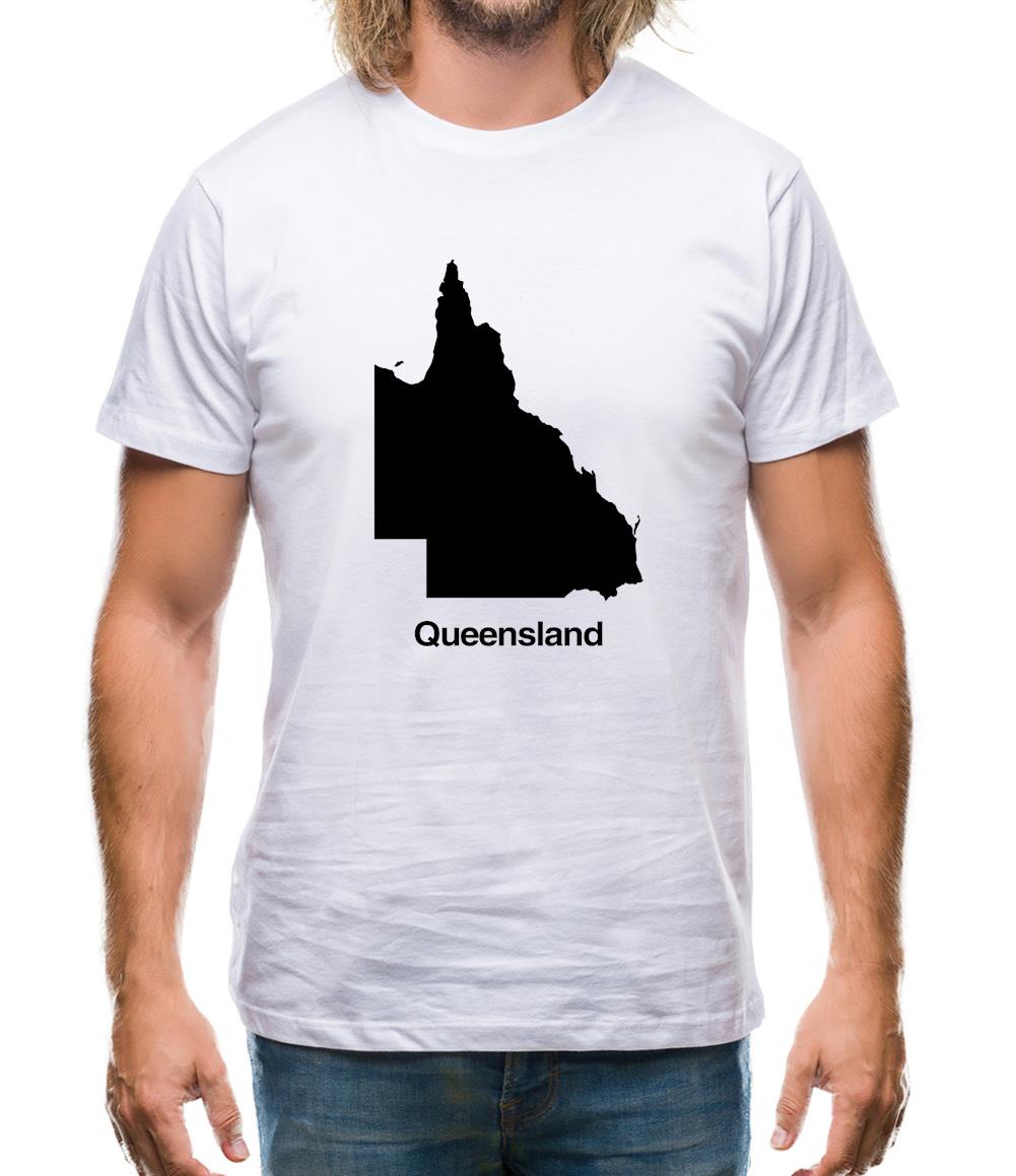 Queensland Silhouette Mens T-Shirt Queensland Silhouette Mens T-Shirt