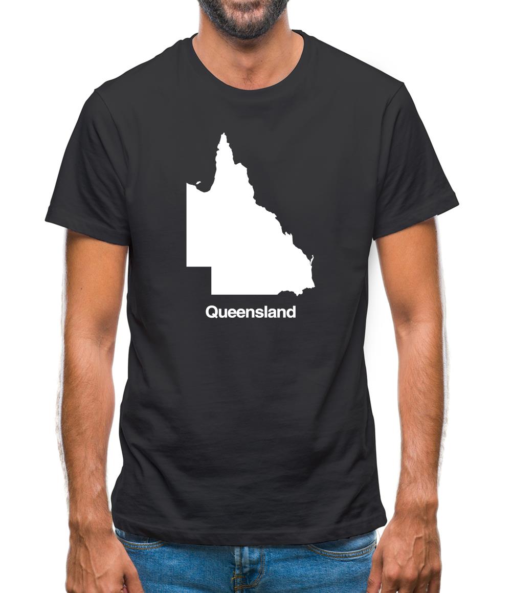 Queensland Silhouette Mens T-Shirt Queensland Silhouette Mens T-Shirt