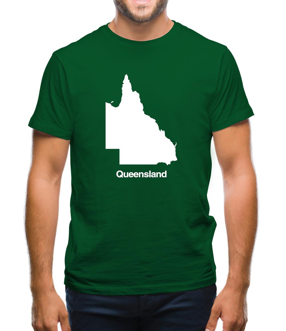 Queensland Silhouette Mens T-Shirt Queensland Silhouette Mens T-Shirt
