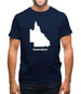 Queensland Silhouette Mens T-Shirt Queensland Silhouette Mens T-Shirt