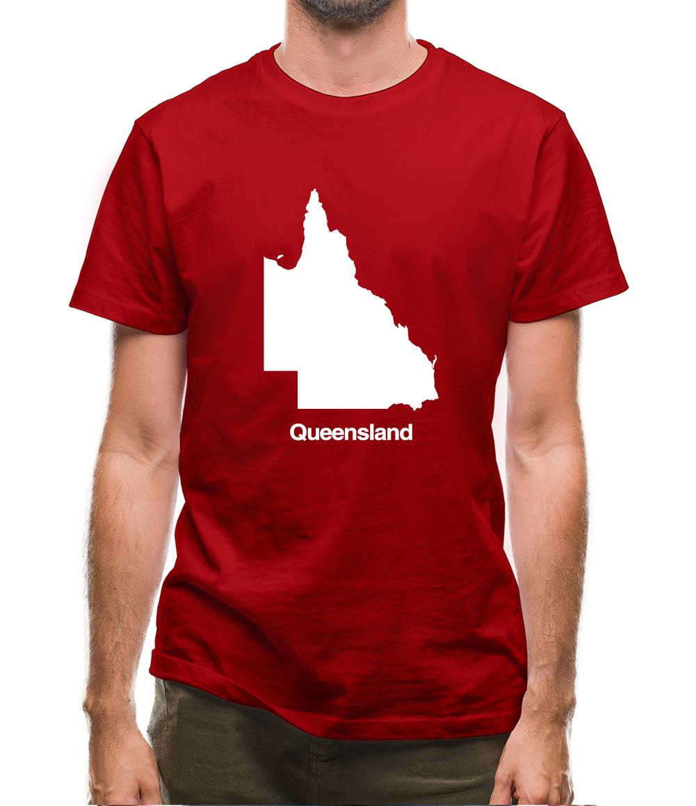 Queensland Silhouette Mens T-Shirt Queensland Silhouette Mens T-Shirt