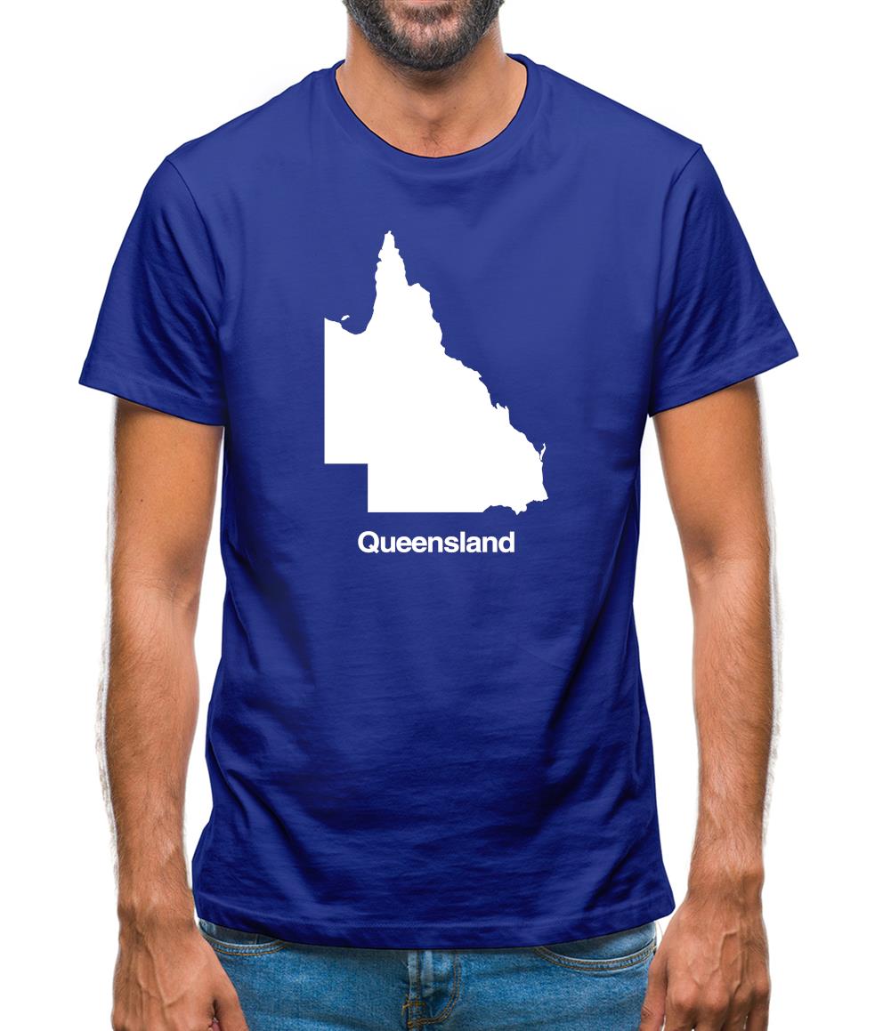 Queensland Silhouette Mens T-Shirt Queensland Silhouette Mens T-Shirt