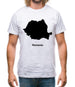 Romania Silhouette Mens T-Shirt Romania Silhouette Mens T-Shirt