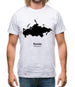 Russia Silhouette Mens T-Shirt Russia Silhouette Mens T-Shirt