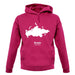 Russia Silhouette unisex hoodie Russia Silhouette unisex hoodie