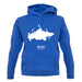 Russia Silhouette unisex hoodie Russia Silhouette unisex hoodie